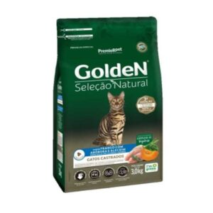 GoldeN® Selección Natural Gatos Castrados Con Sabor Pollo Con Calabaza y Romero. 10,1 Kilos.