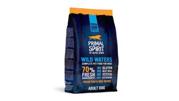 PRIMAL SPIRIT WILD WATERS, TODAS LAS RAZAS. 1 KILO.