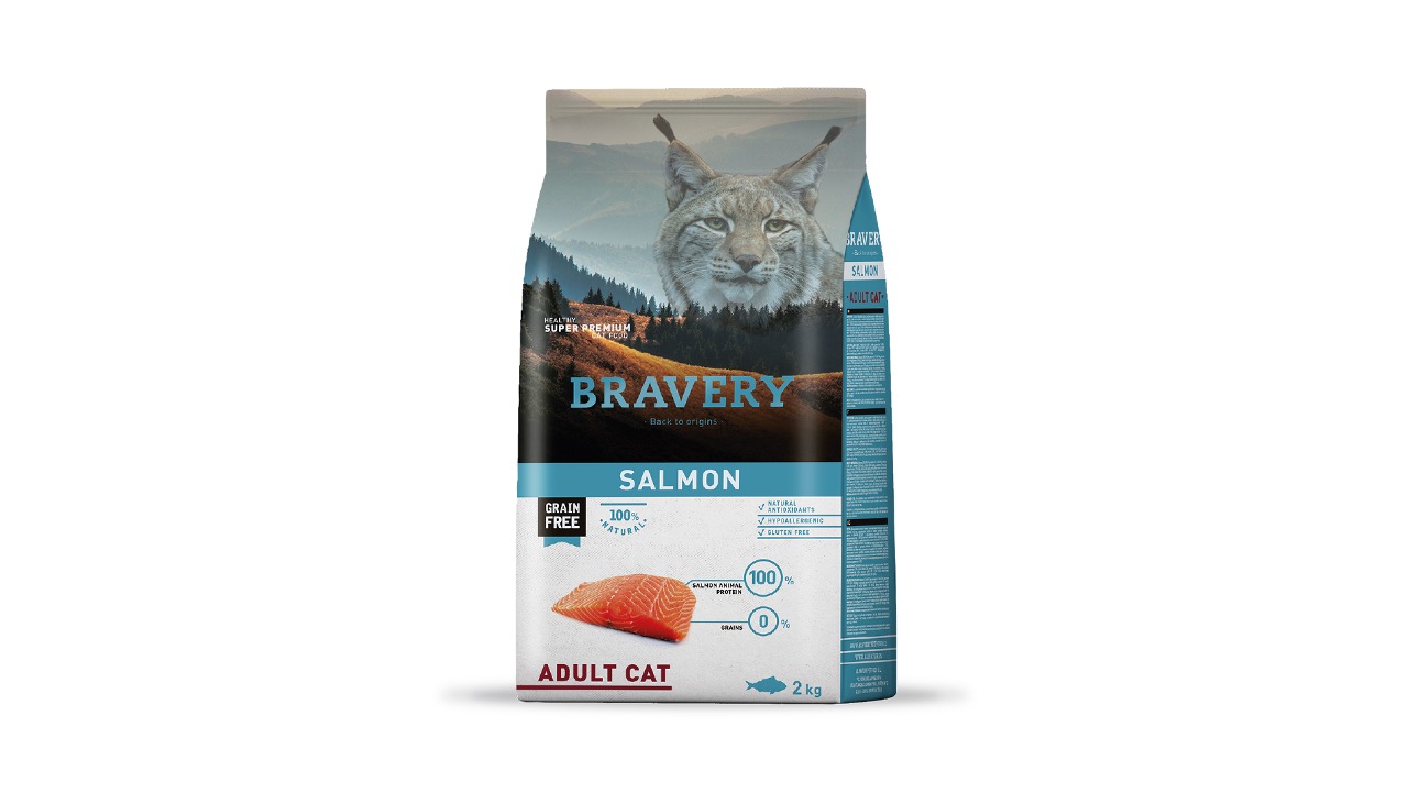 BRAVERY SALMON ADULT CAT 2 KILOS