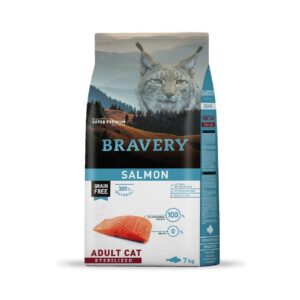 BRAVERY SALMON ADULT CAT STERILIZED 2 KILOS