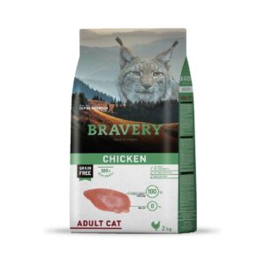 BRAVERY CHICKEN ADULT CAT 2 KILOS