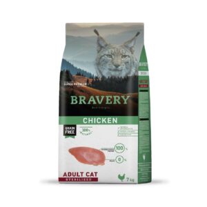 BRAVERY CHICKEN ADULT CAT STERILIZED 7 KILOS